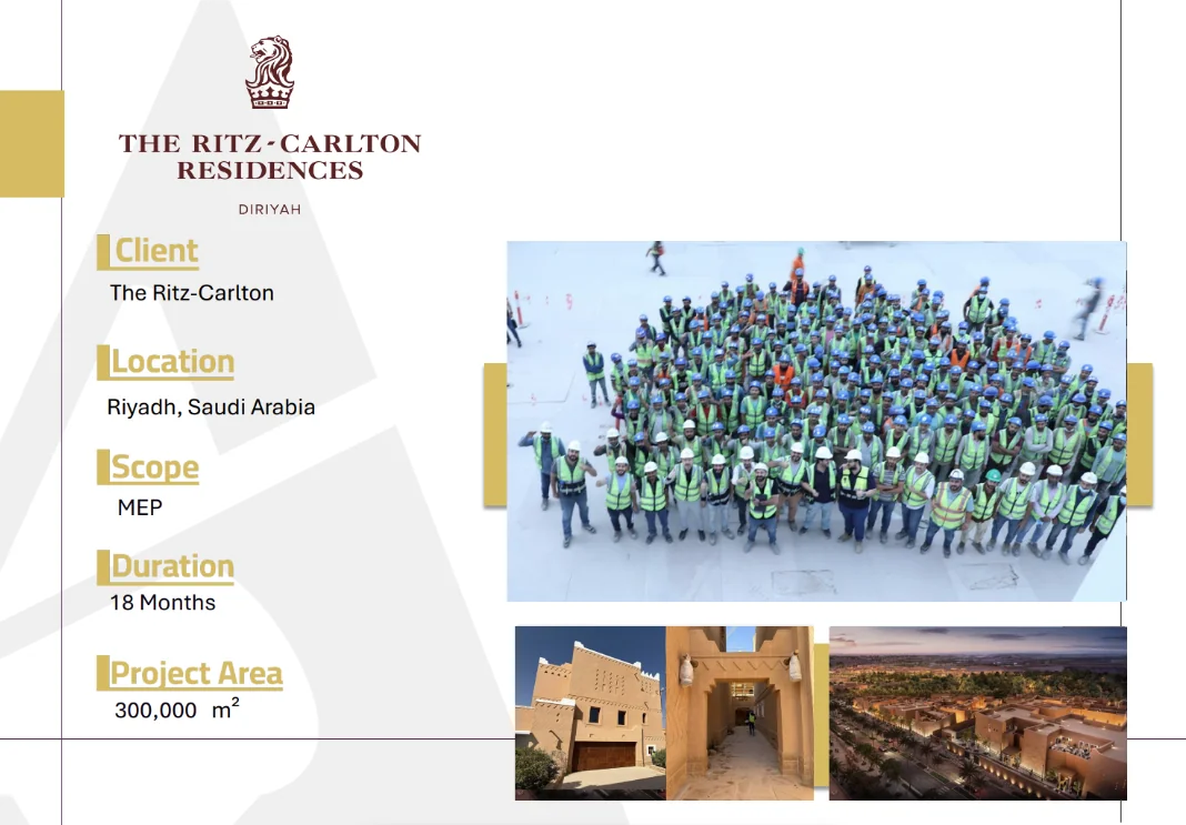 The Ritz-Carlton Residences, Diriyah project