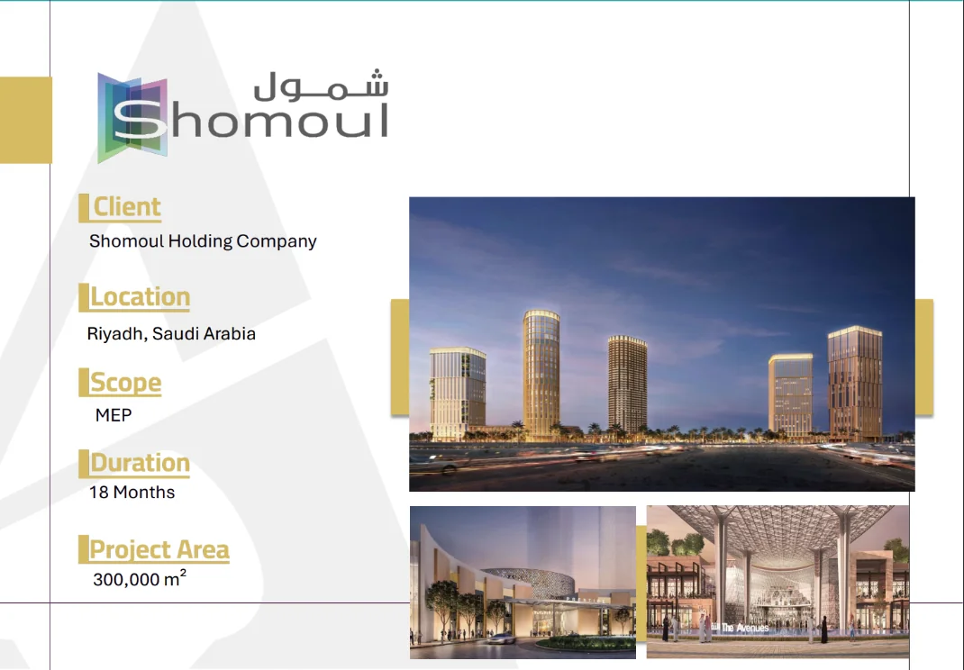 Shomoul Holding Company project