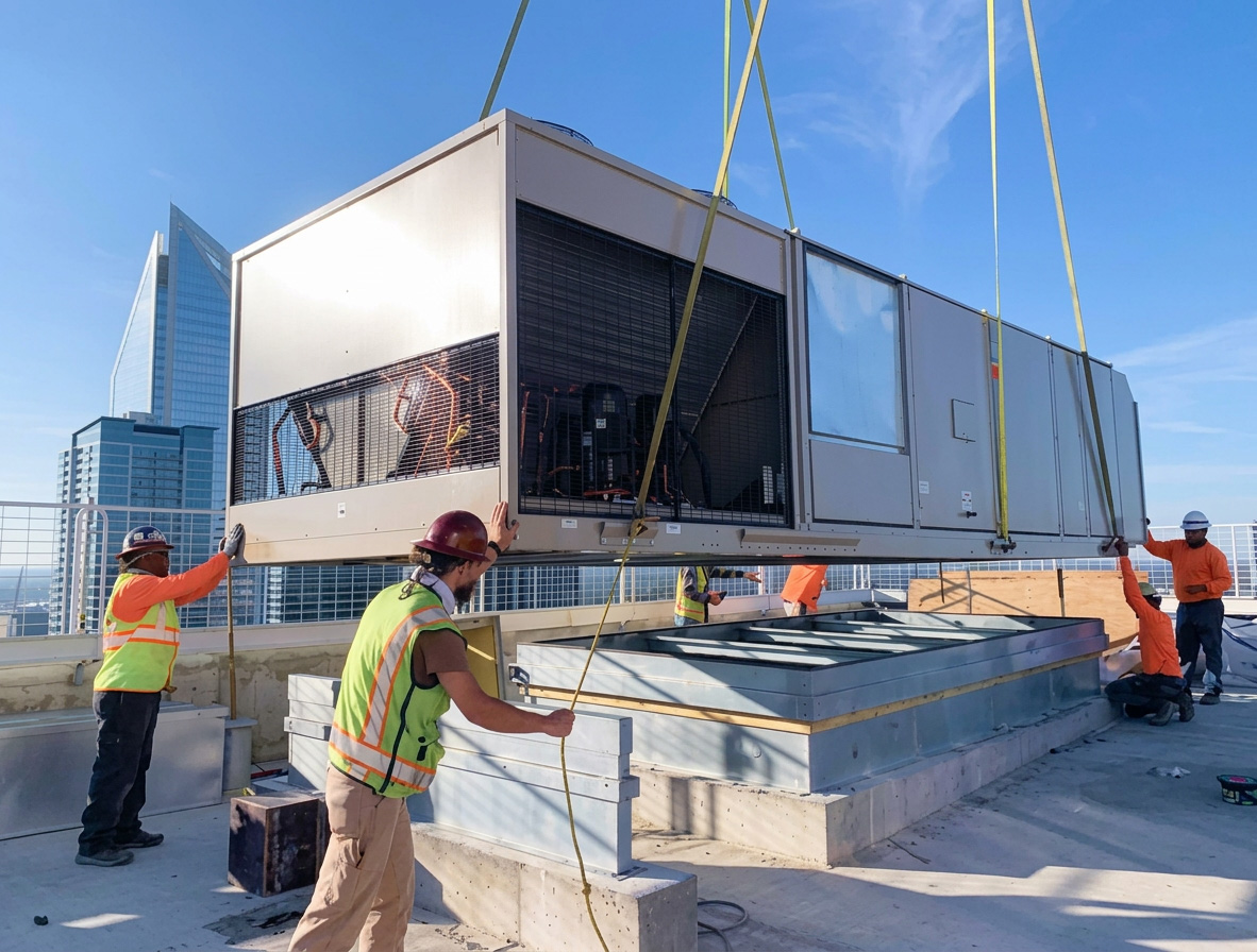 Plug and play rooftop installation