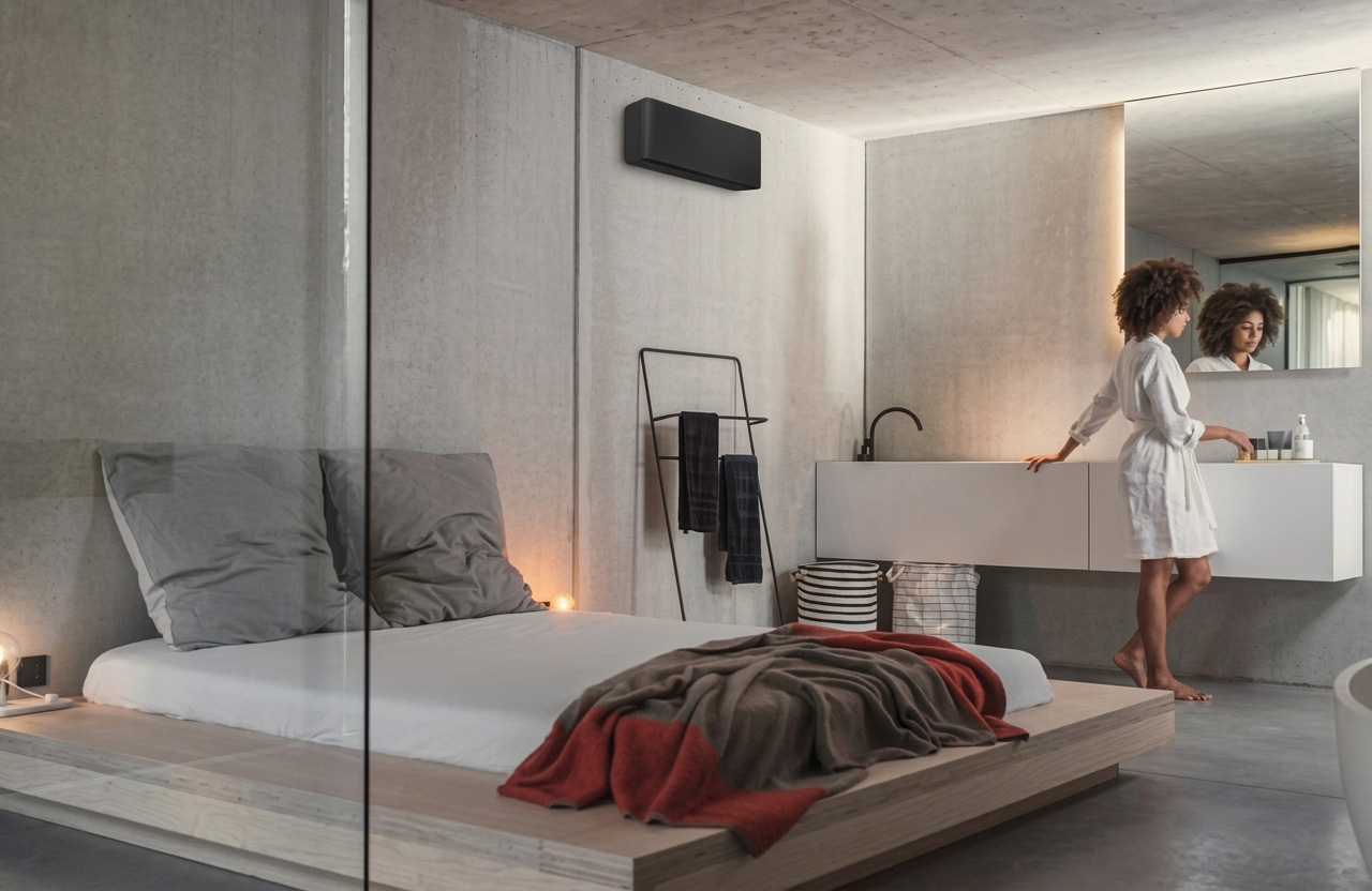 Windcatcher wall mounted energy efficiency